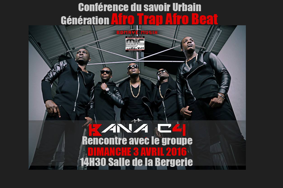 Conférence du savoir Afro TRAP Afro Beat 2 avril 2016 copie
