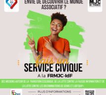 La FRMJC-IdF recherche trois volontaires en Service Civique !