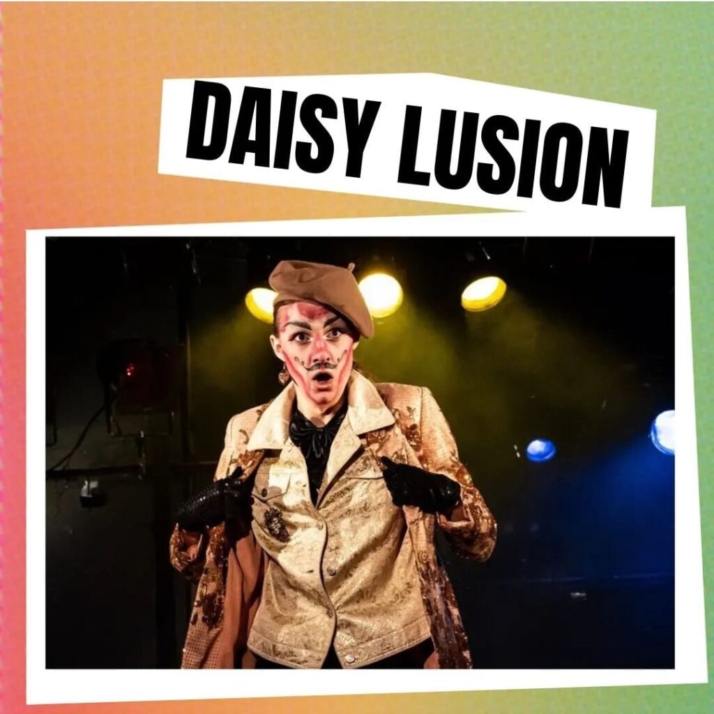 Daisy Lusion - Drag King ayant performé au festival - https://www.instagram.com/daisylusion_/